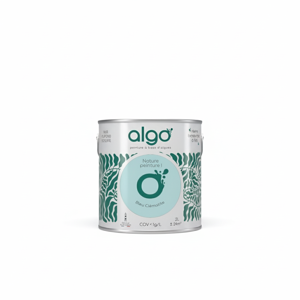 Peinture écologique Algo - Bleu Clématite