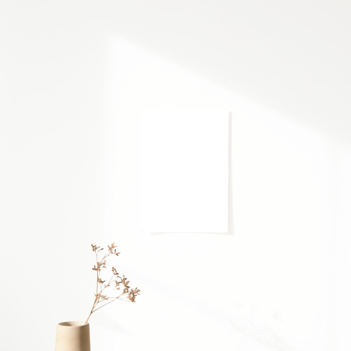 Pure White Color Chart Sample