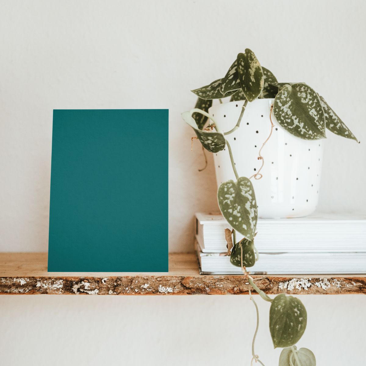 Emerald Blue Color Chart Sample
