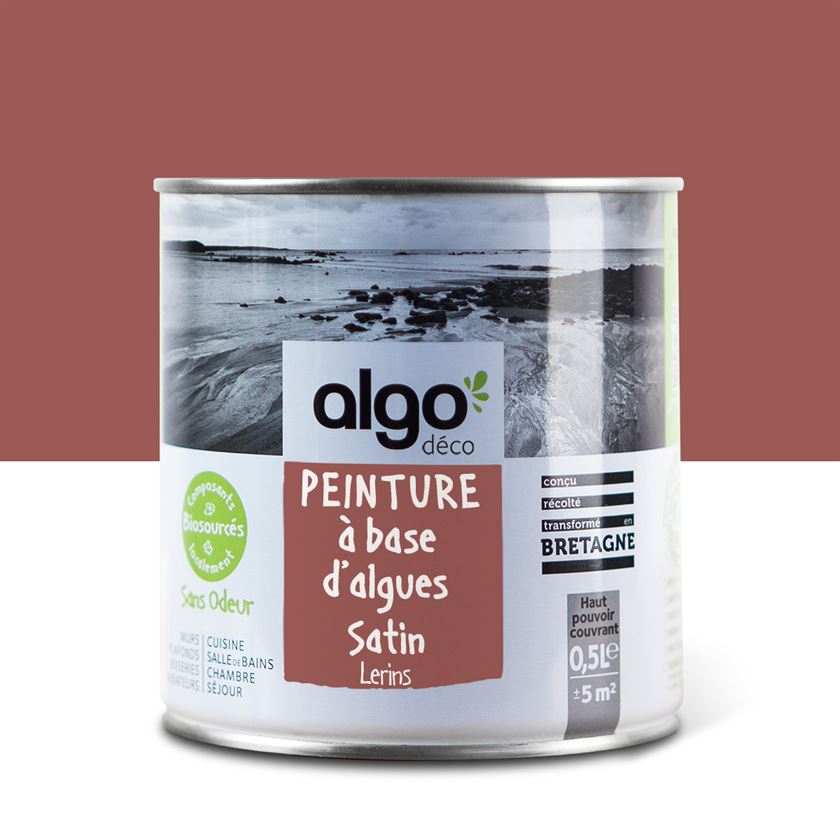 Peinture écologique Algo - Rouge Lérins