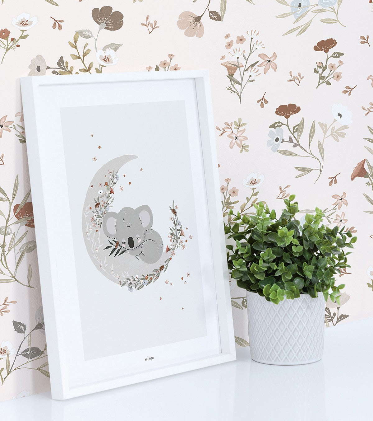 LILYDALE - Papier peint enfant - Motif floral doux et délicat