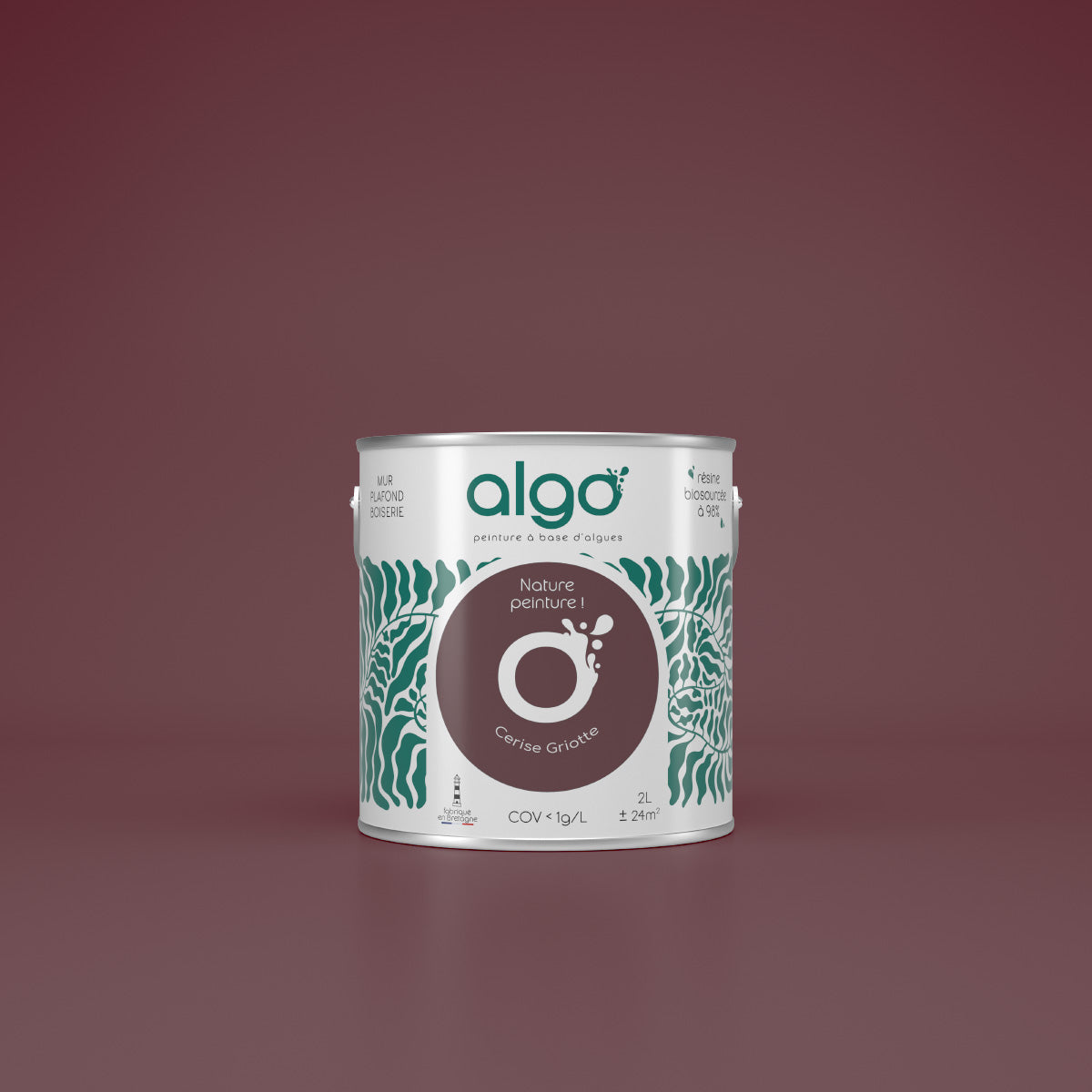 Algo Eco-Friendly Paint - Morello Cherry Red