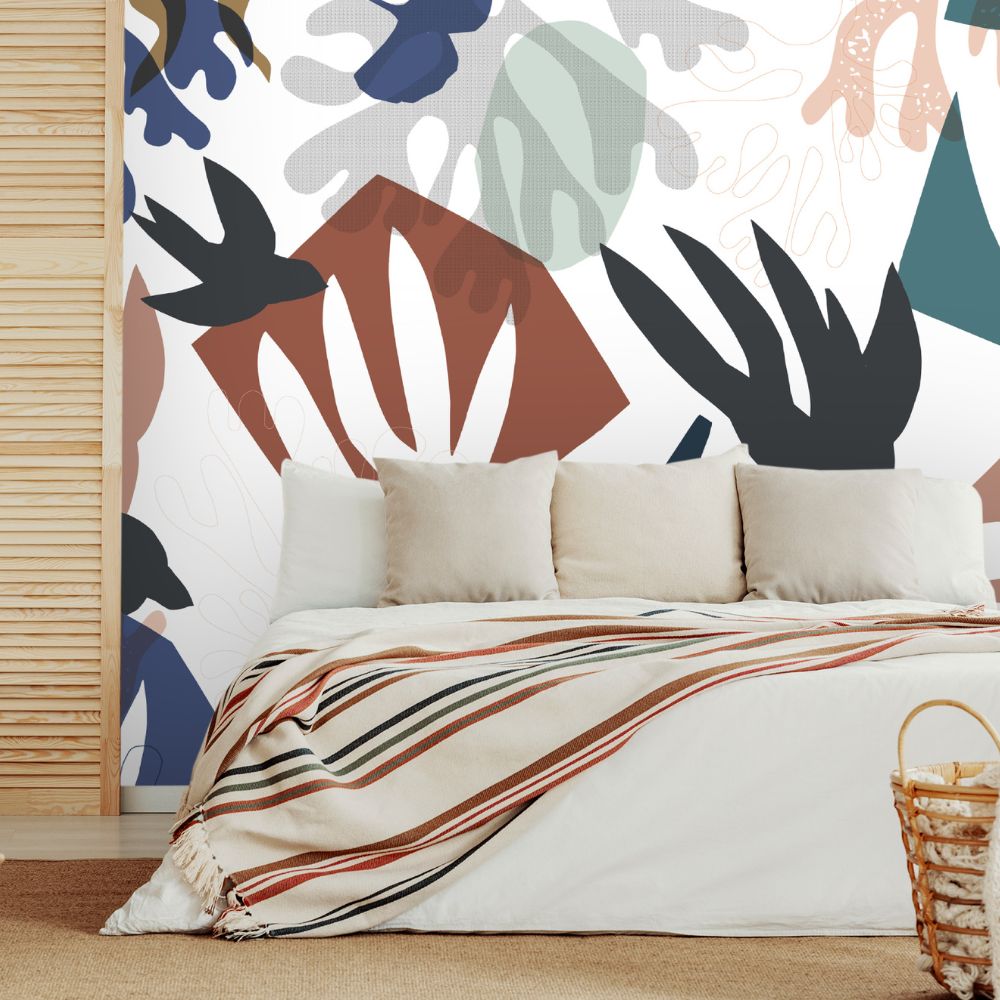 Algo Wallpaper "Like Matisse" - Terracotta Ponziane