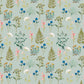 Algo "Royal Botany" Wallpaper - 5 strips - soothing sea green