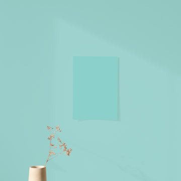 Playful Blue Green Color Chart Sample