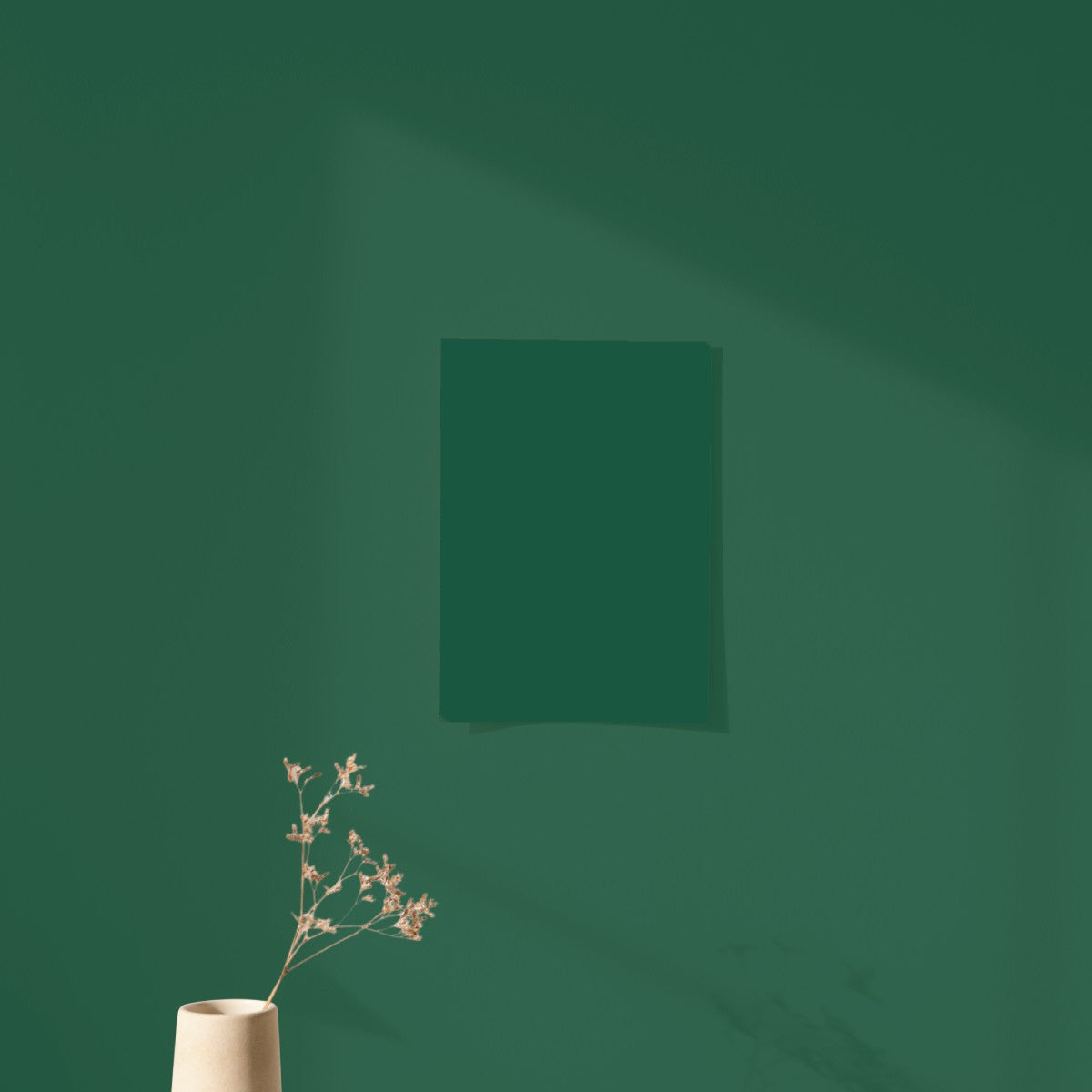 Pine Forest Green Color Chart Sample