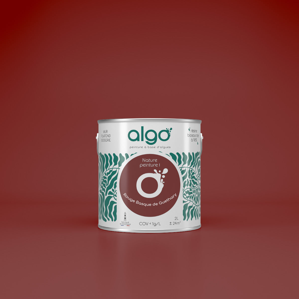 Algo ecological paint - Basque Red from Guéthary