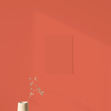 Koral Orange Color Chart Sample