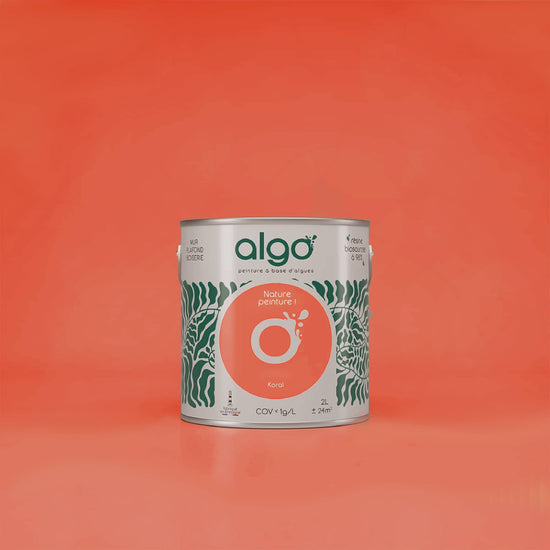 Peinture écologique Algo - Orange Koral