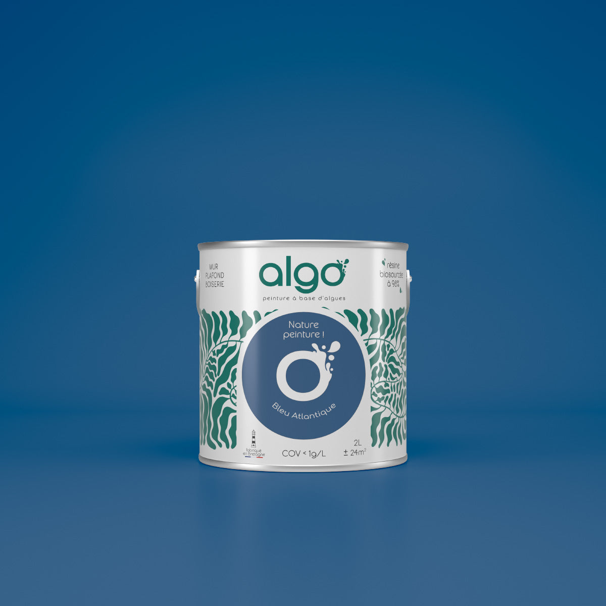 Algo "Like Matisse" Wallpaper - Atlantic Blue