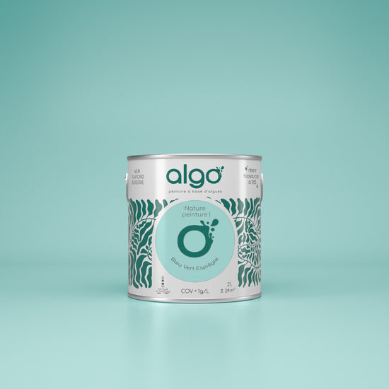 Peinture écologique Algo - Bleu-Vert Espiègle