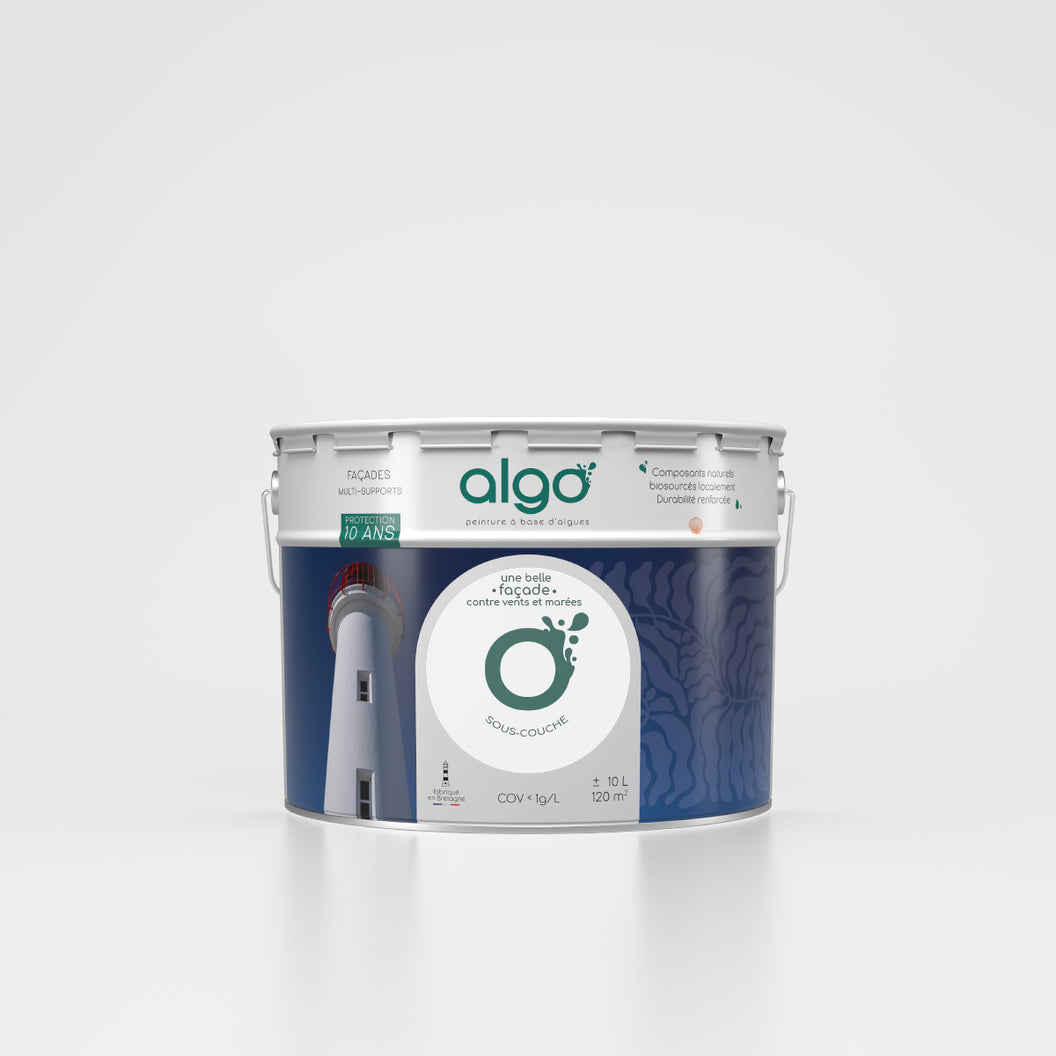 Algo White exterior facade undercoat - made from scallop shells