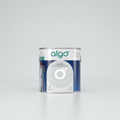 Exterior facade paint Algo Grey - based on scallops Light grey from the Phare du Petit Minou