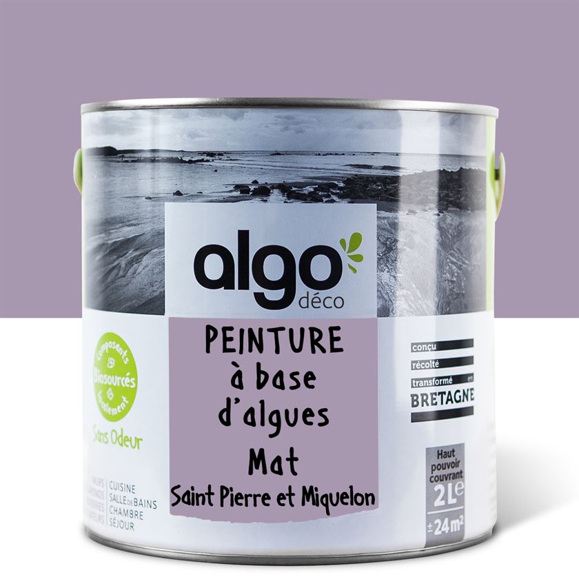 Algo Eco-Friendly Paint - Violet Saint Pierre and Miquelon