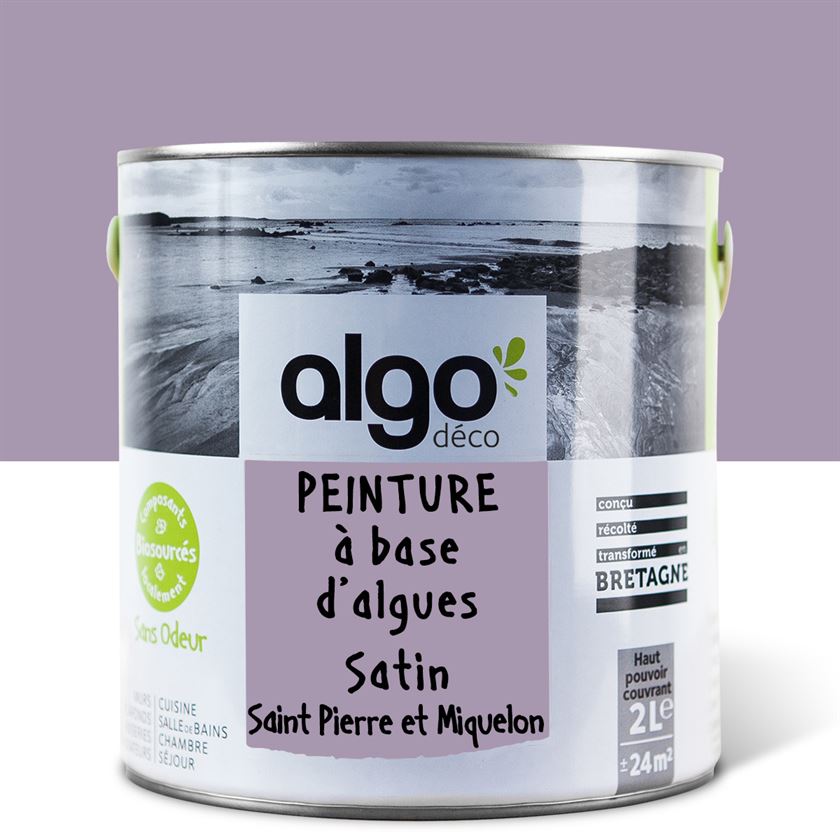 Algo Eco-Friendly Paint - Violet Saint Pierre and Miquelon