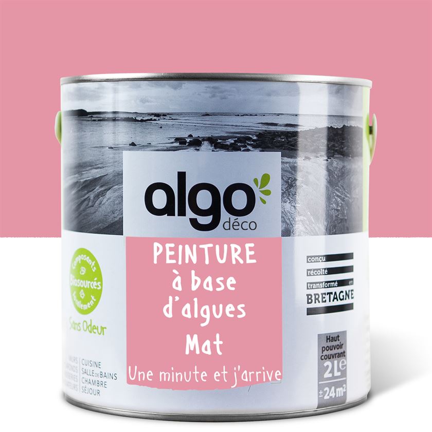 Algo Eco-Friendly Paint - Pink One minute and I'll be there