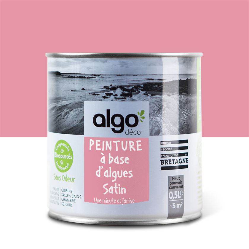 Algo Eco-Friendly Paint - Pink One minute and I'll be there