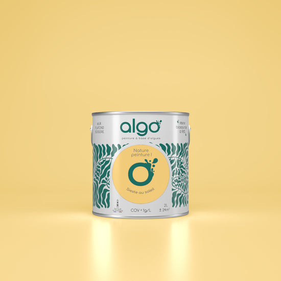 Peinture écologique Algo - Jaune Sieste au Soleil