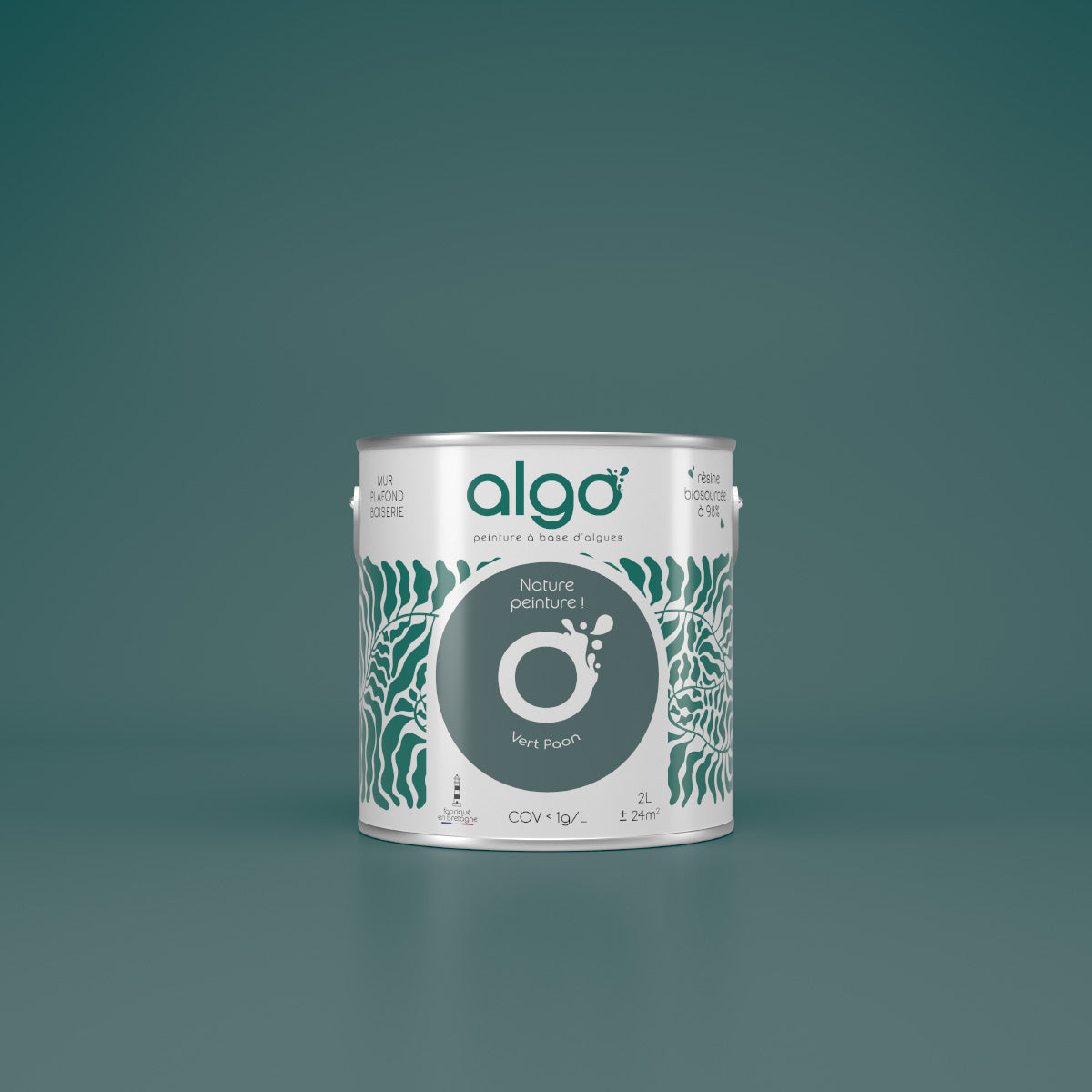 Algo Eco-Friendly Paint - Peacock Green