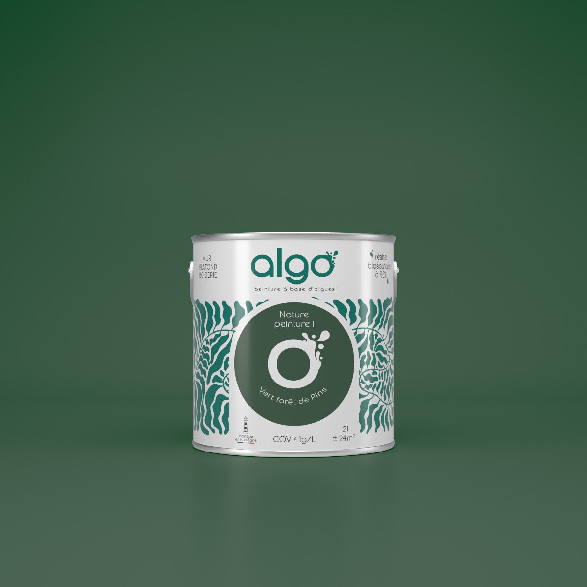 Algo Eco-Friendly Paint - Pine Forest Green